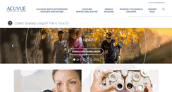Desktop Screenshot of acuvue.pl